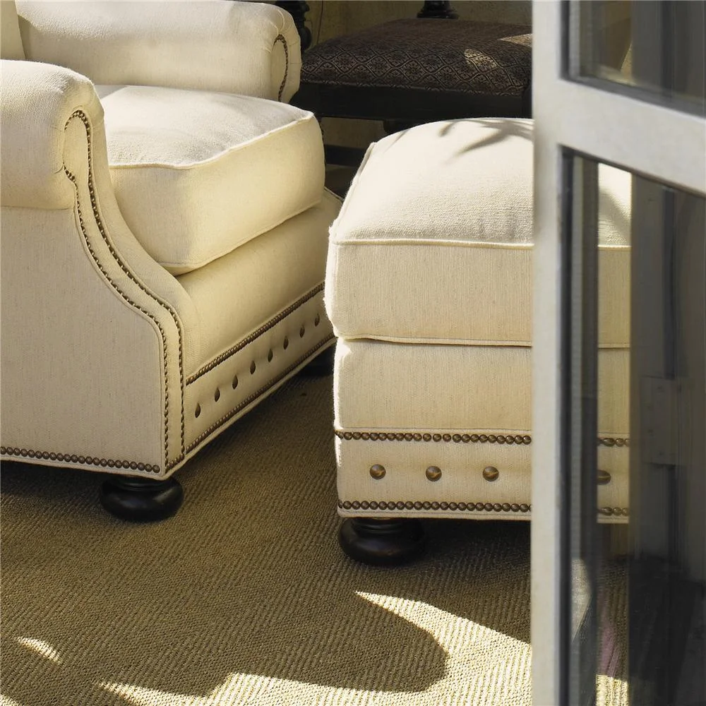 Tommy Bahama Home Kingstown 714044 Osbourne Ottoman with Nail Head